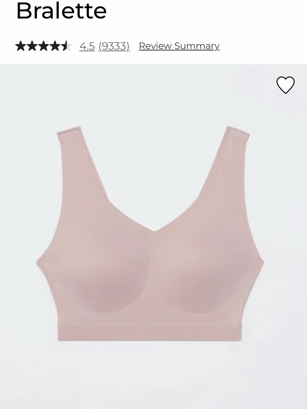 BLUSH Seamless V-Neck Bralette by SOMA XXL w/removable cups